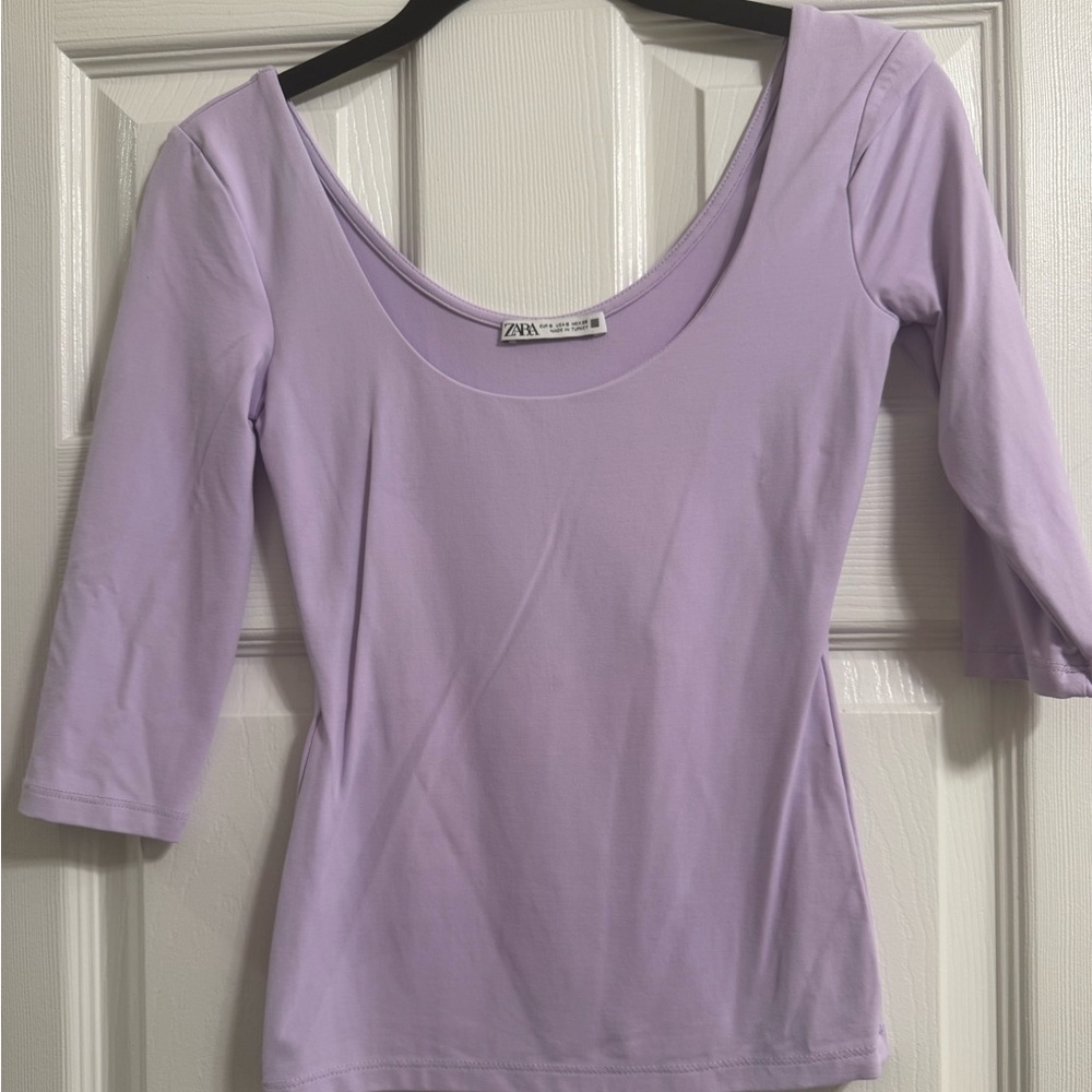 Zara Lilac Women's Top